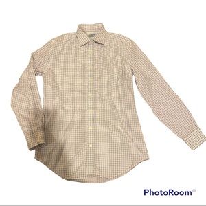 Charles Tyrwhitt non iron extra slim fit button up shirt.
